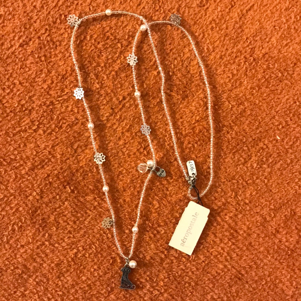 Nwt Aeropostale Winter Theme Necklace